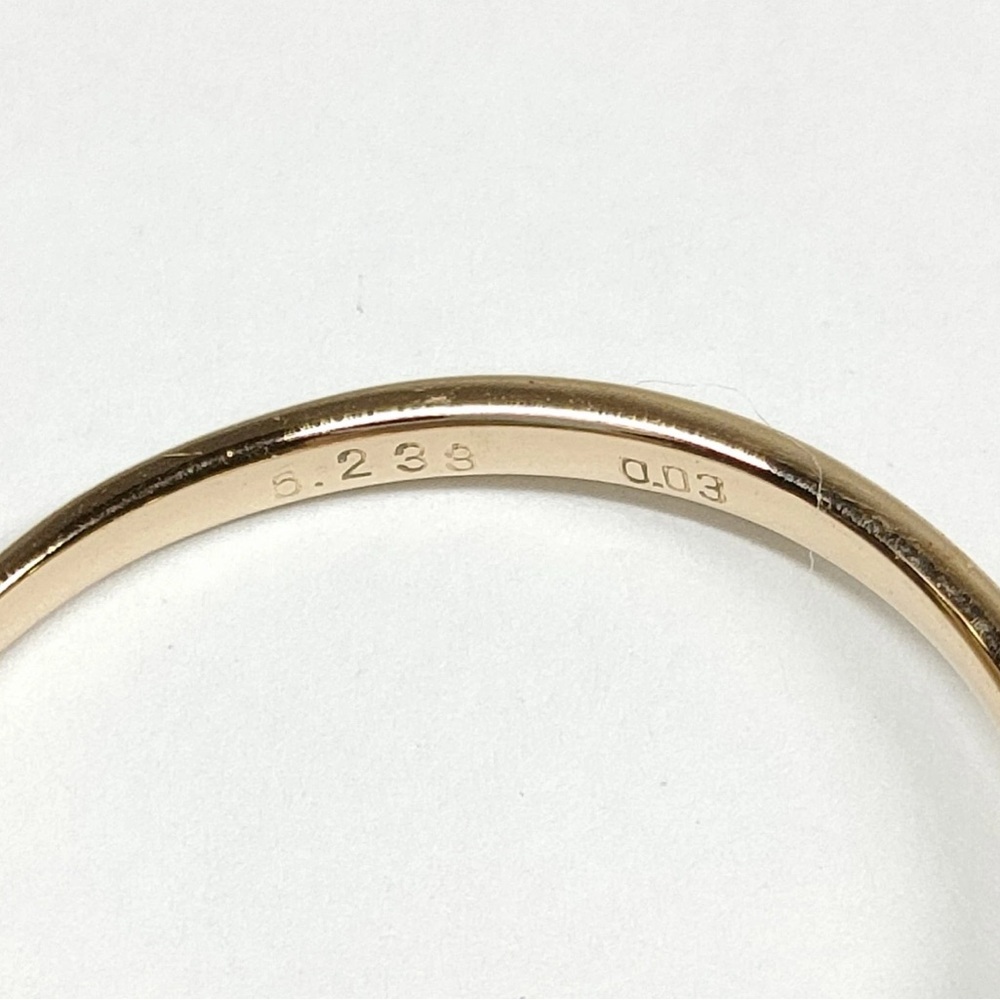 🚫SOLD🚫 18K Solid Gold 3 Diamond Ring Size 6.5 - Picture 12 of 13
